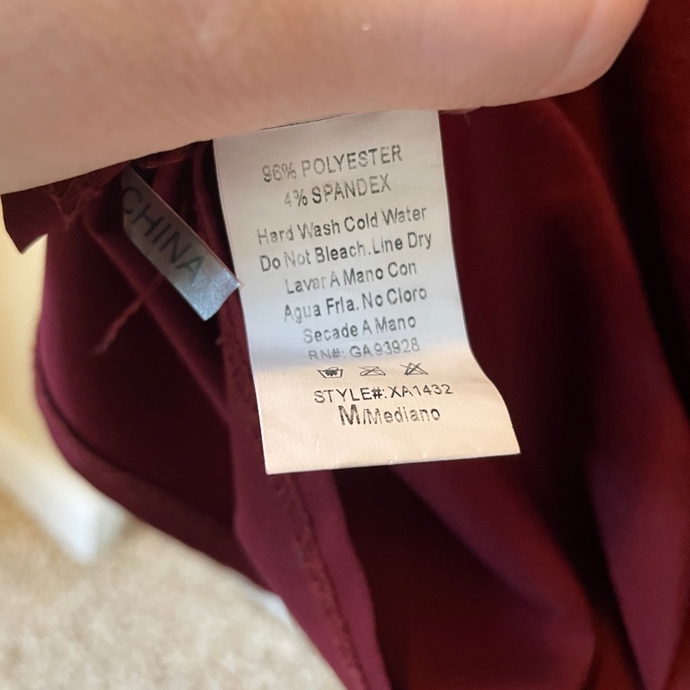 Xtaren Burgundy Red Dress - Picture 9 of 13